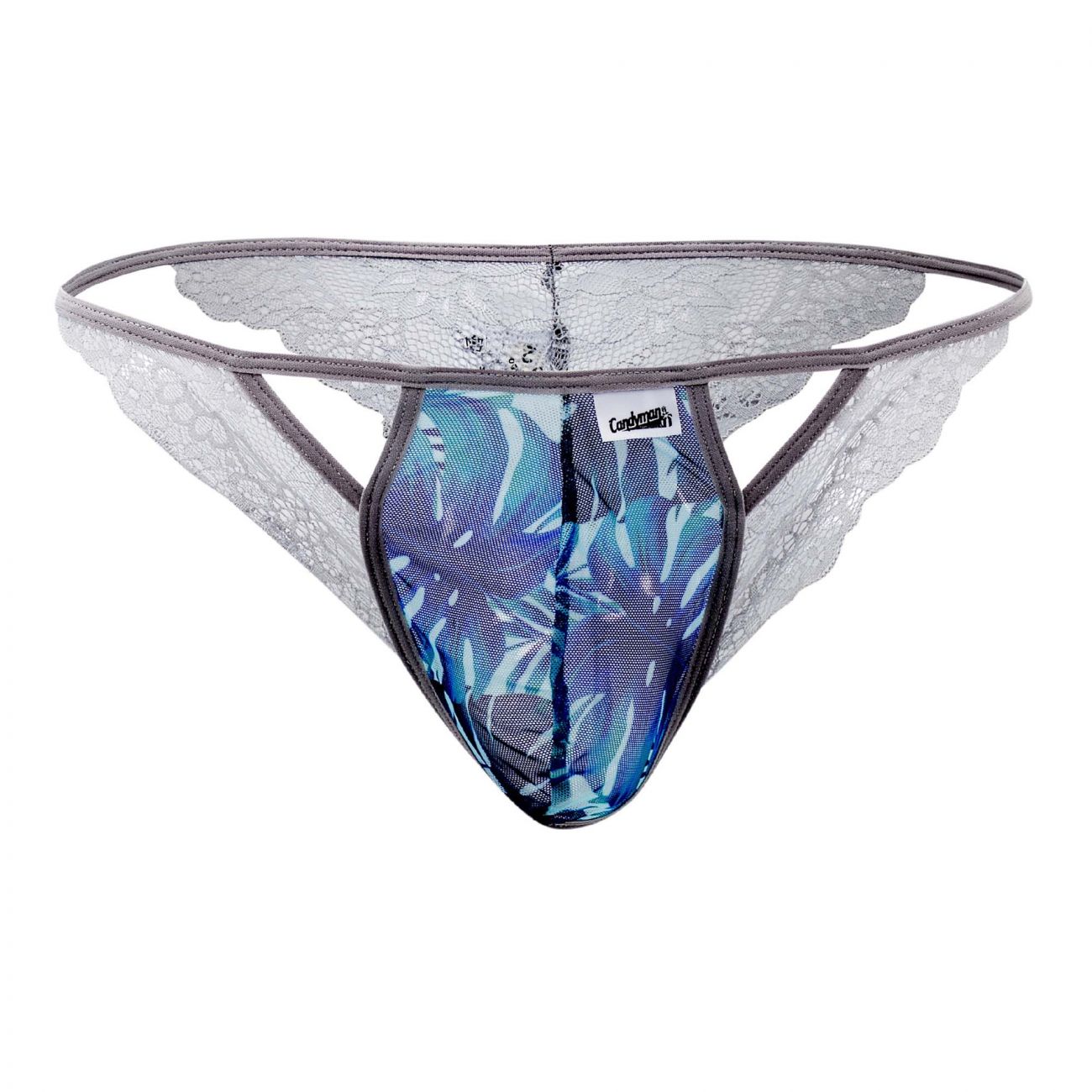 SALE - CandyMan 99440 Floral Thongs Blue