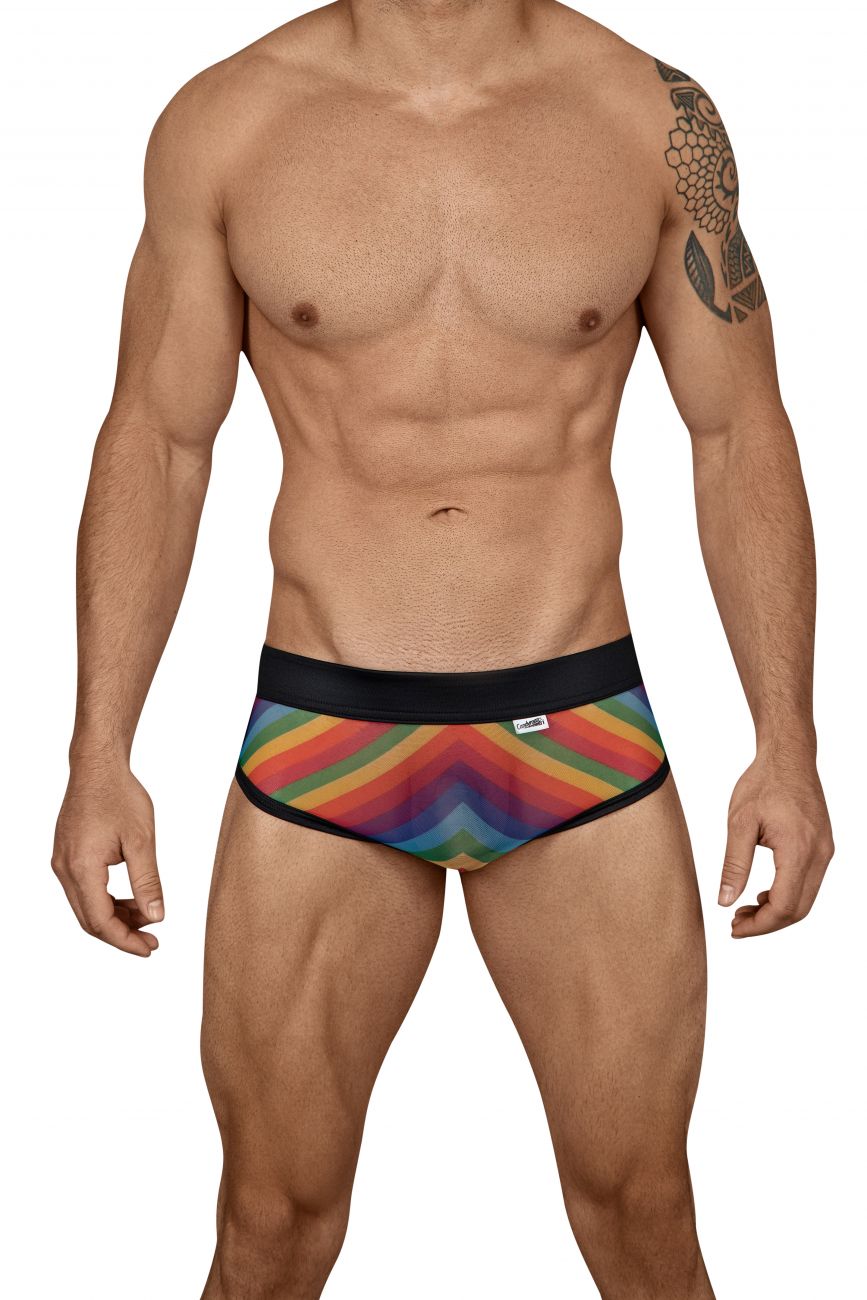 CandyMan 99450 Rainbow Pride Briefs Multi Coloured