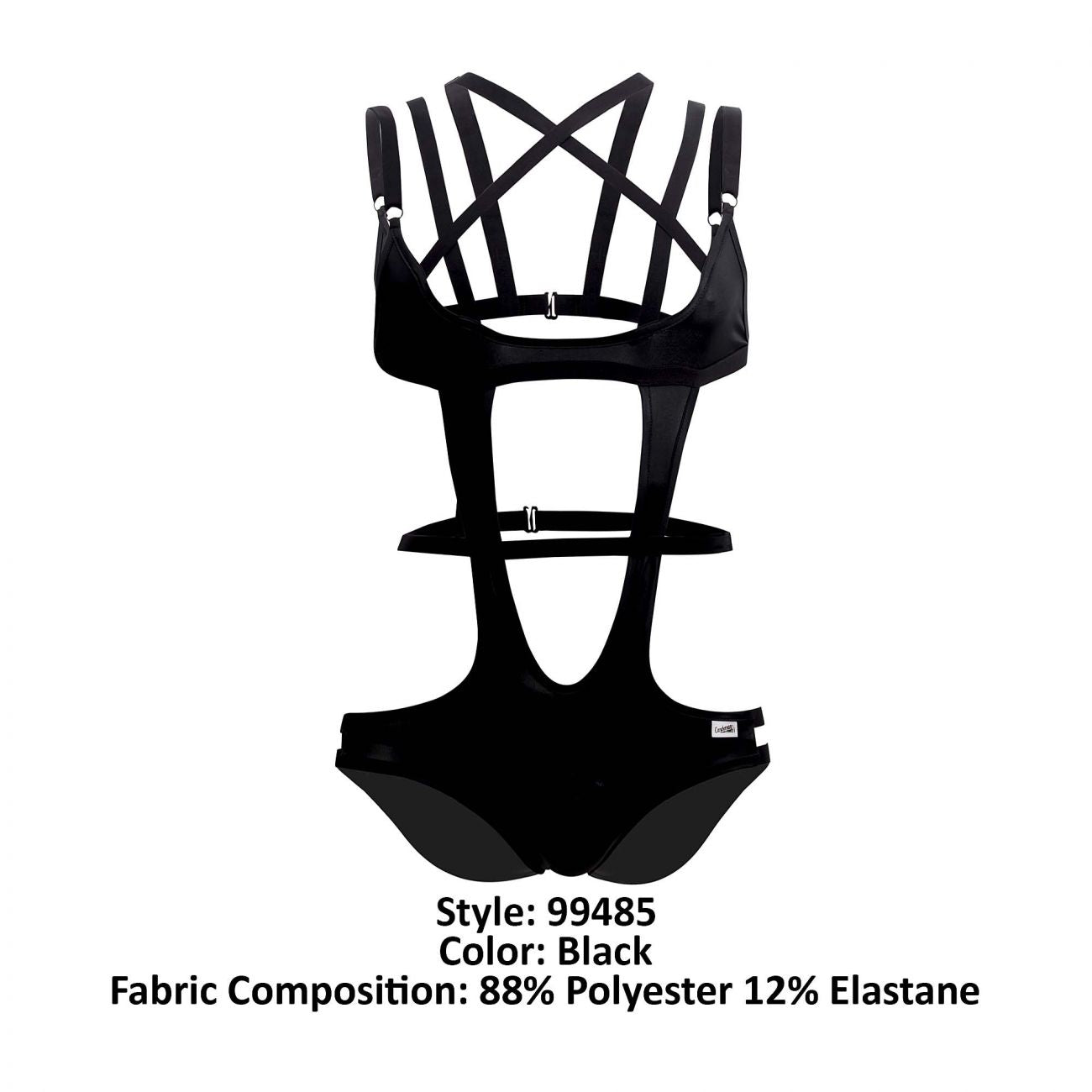 CandyMan 99485 Bodysuit Black