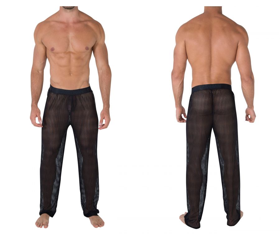 CandyMan 99496 Mesh Lounge Pants Black