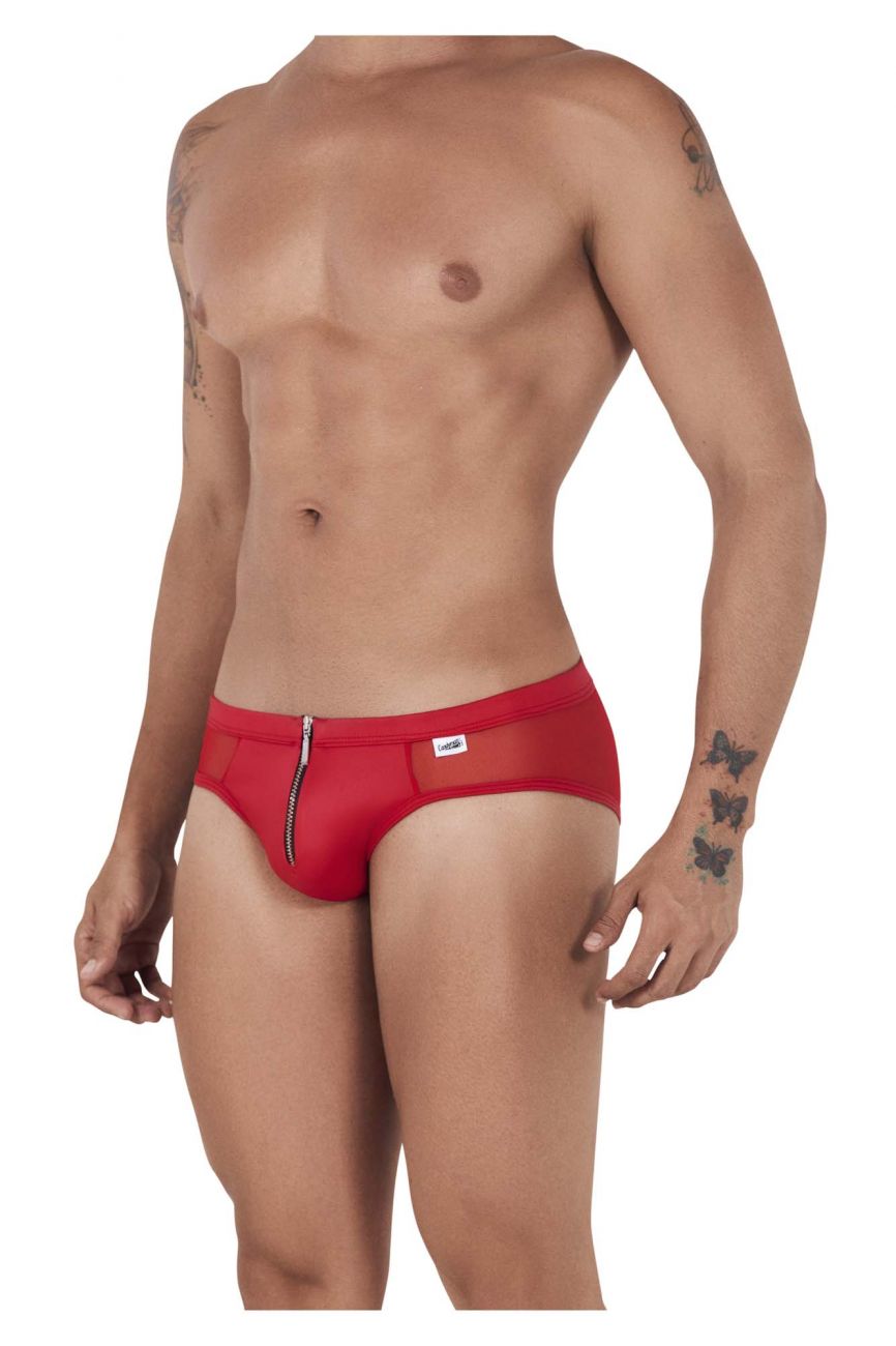 CandyMan 99500 Zipper-Mesh Bikini Red