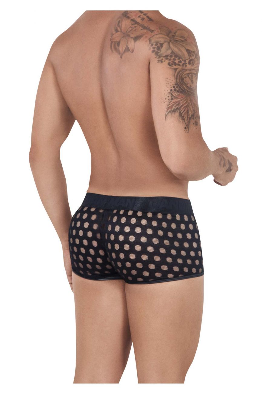 CandyMan 99511 Polka Mesh Trunks Black