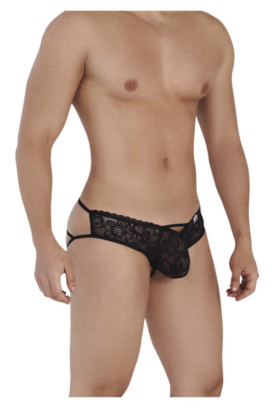 CandyMan 99535 Bow Jockstrap Black