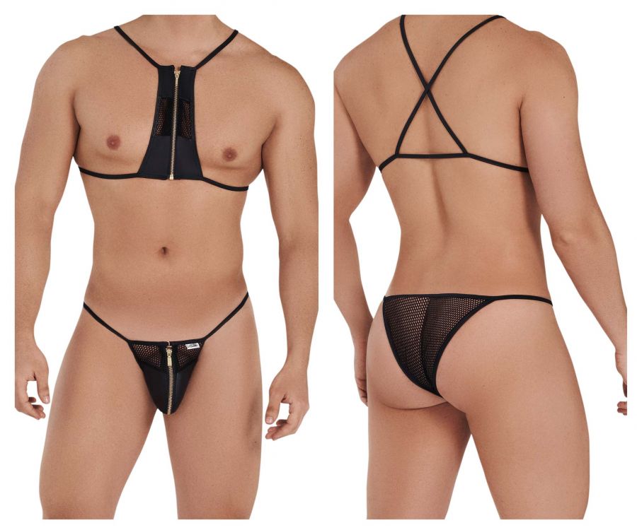 Candyman 99592 Harness-thongs Outfit Black