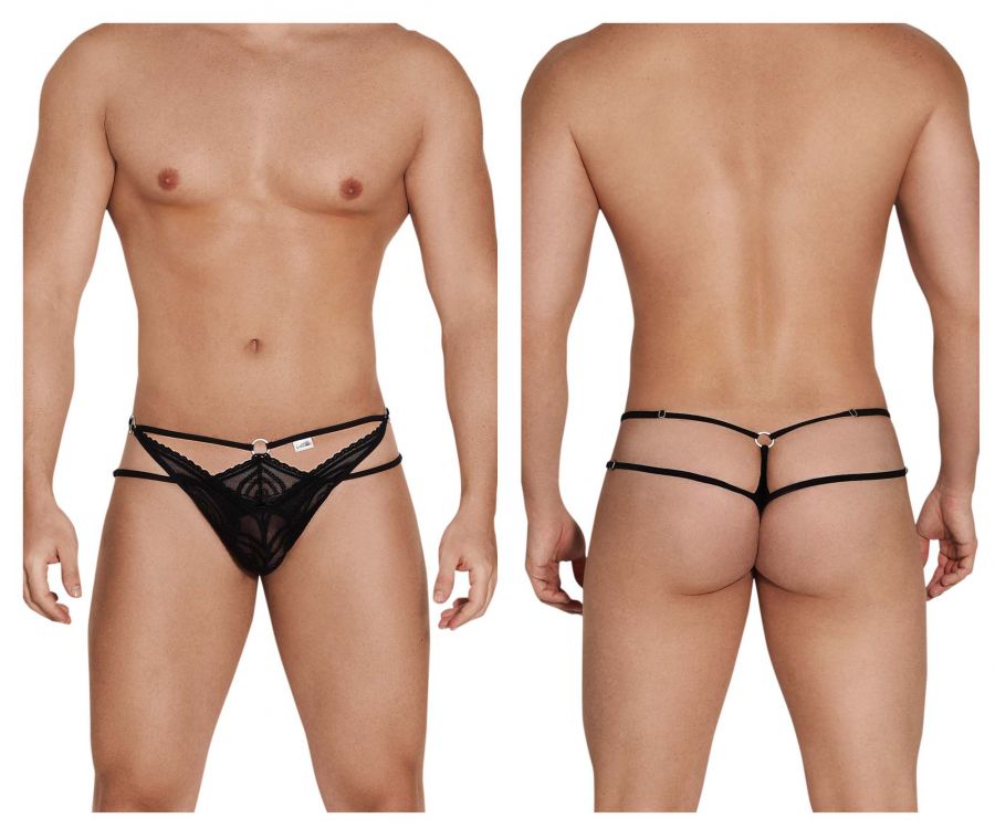 CandyMan 99547 Double Thongs Black