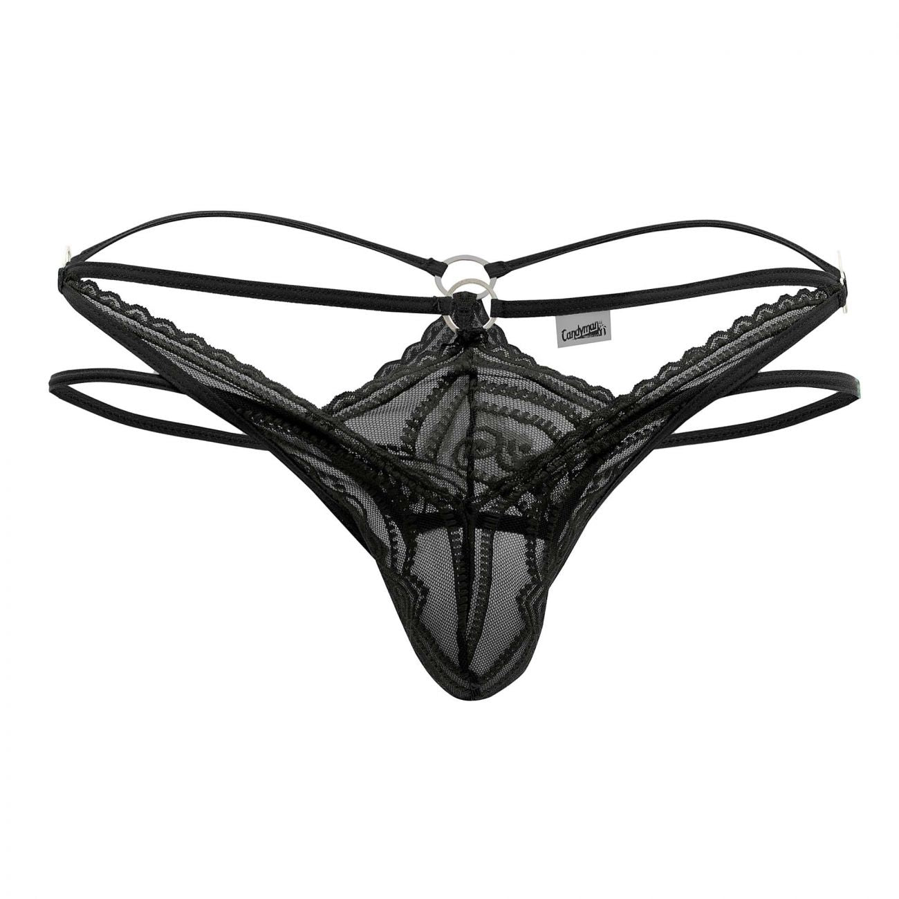 CandyMan 99547 Double Thongs Black