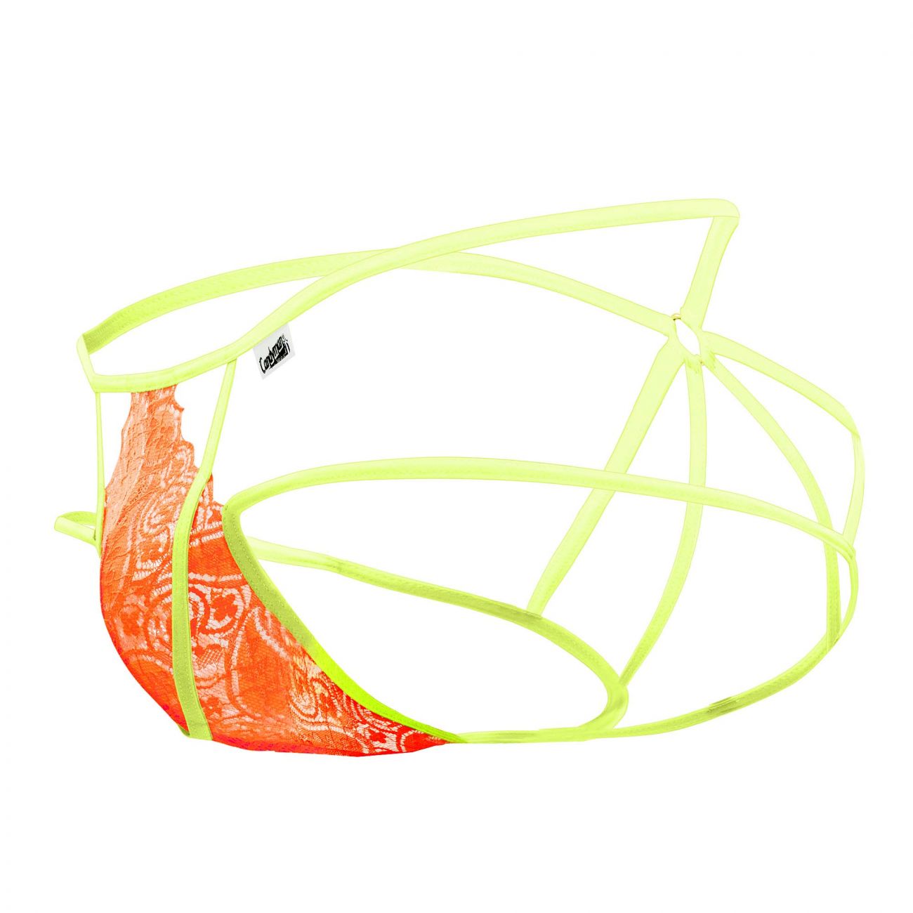 CandyMan 99559 Lace Jockstrap Hot Orange