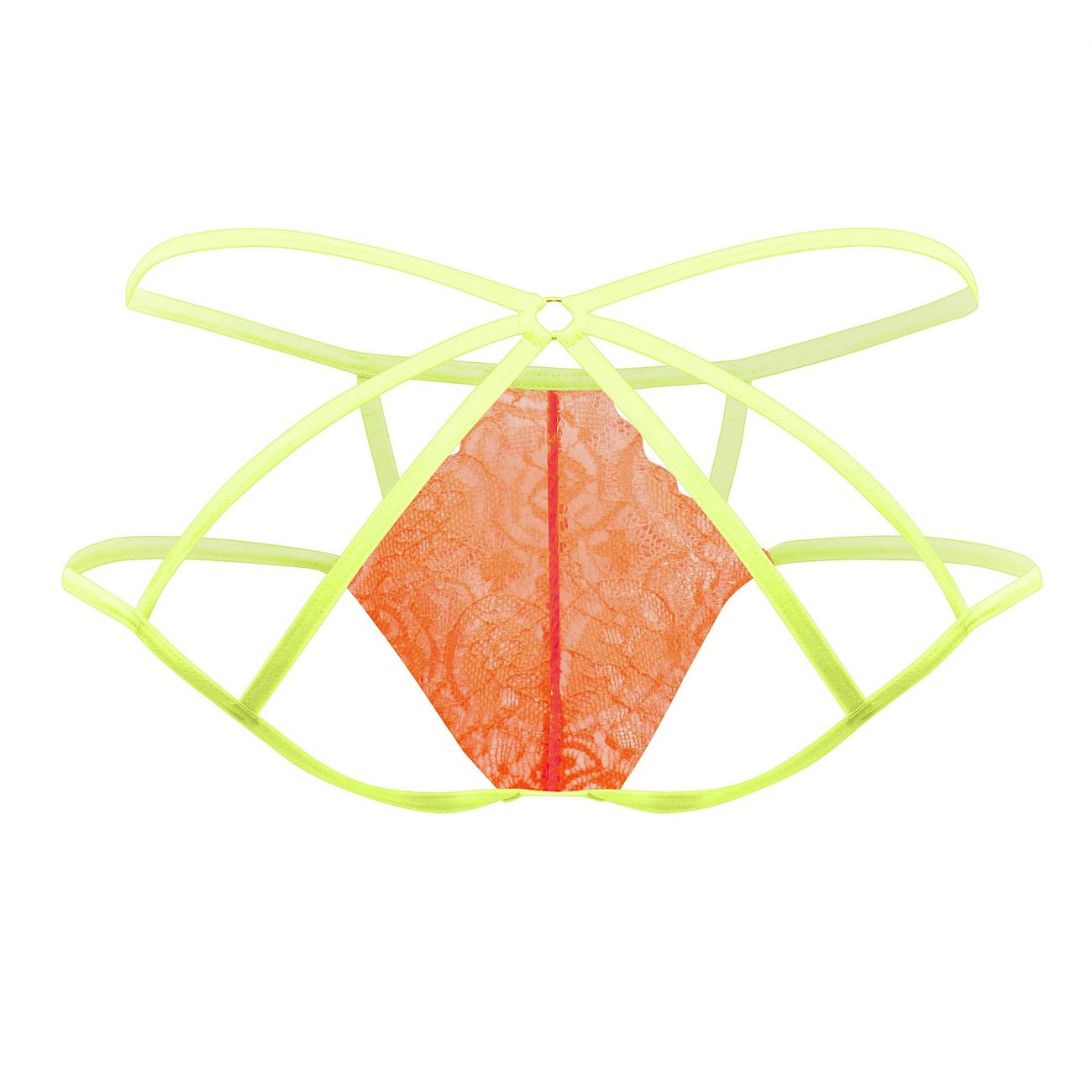 CandyMan 99559 Lace Jockstrap Hot Orange