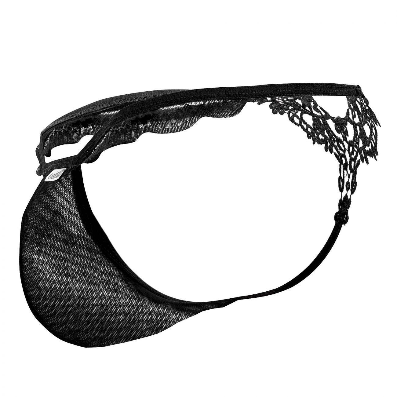 CandyMan 99563 Mesh-Lace G-String Black