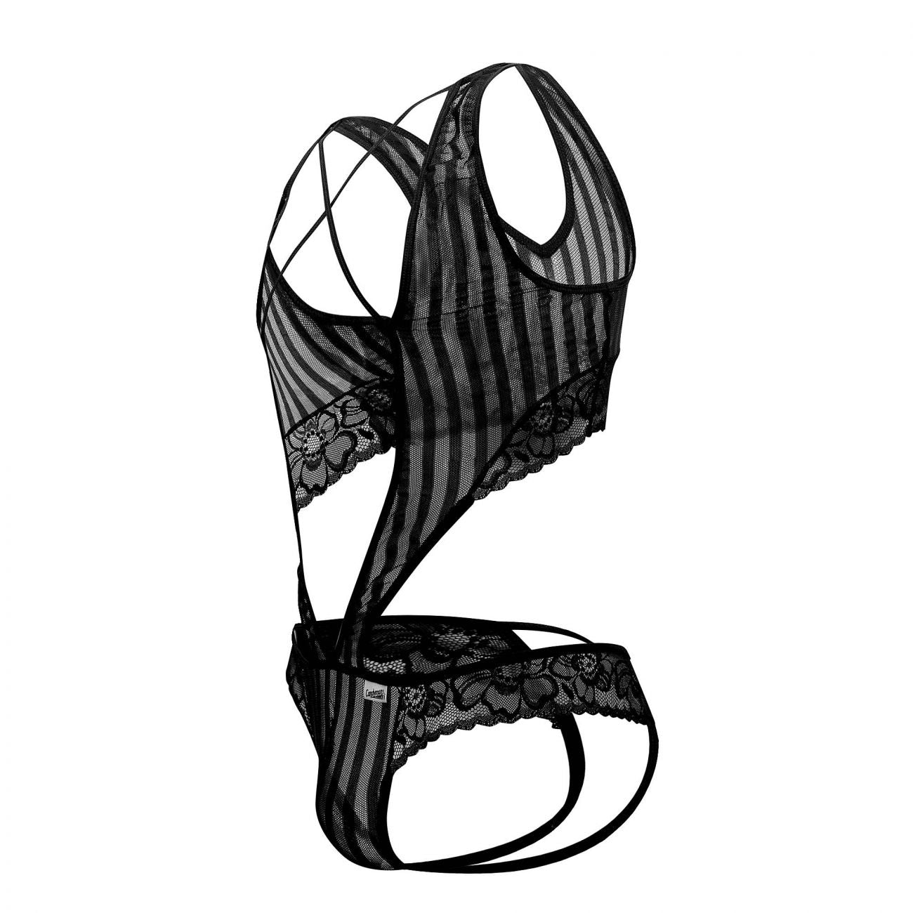 CandyMan 99574 Harness-Bodysuit Outfit Black