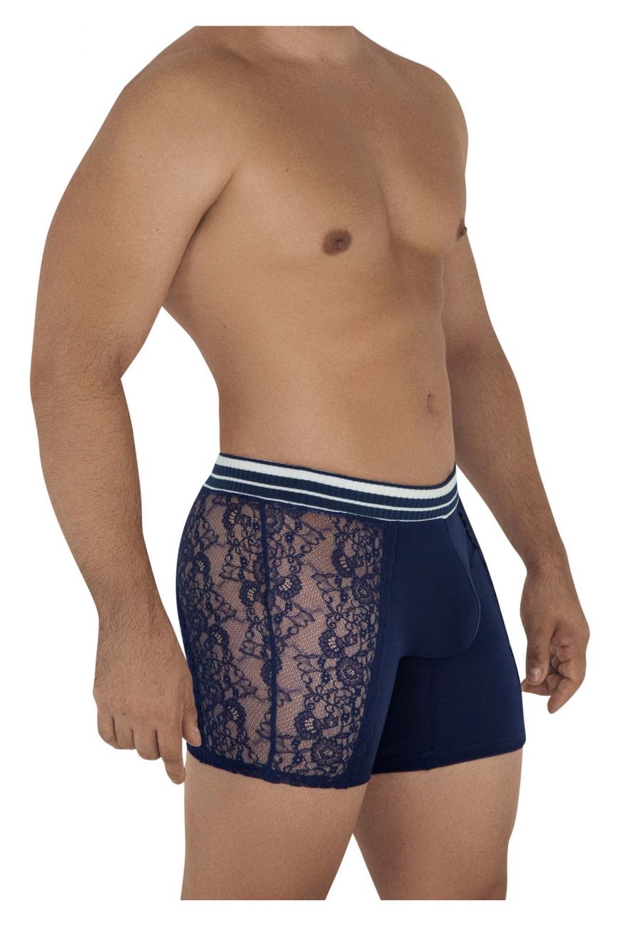 CandyMan 99609 Lounge Pajama Shorts Navy