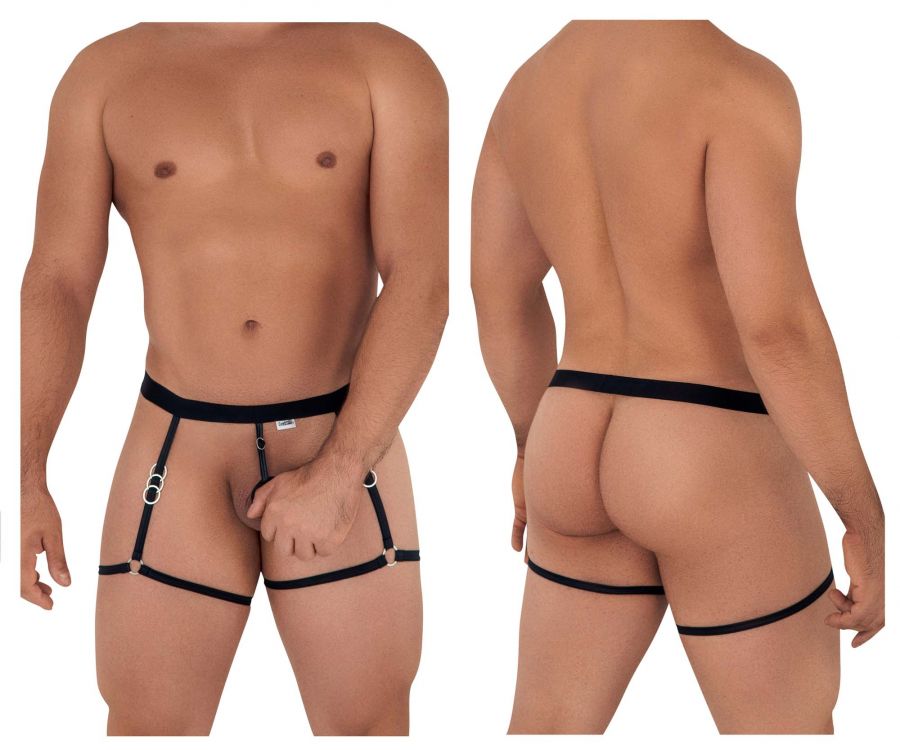 CandyMan 99614 Cock-Ring Garter Black