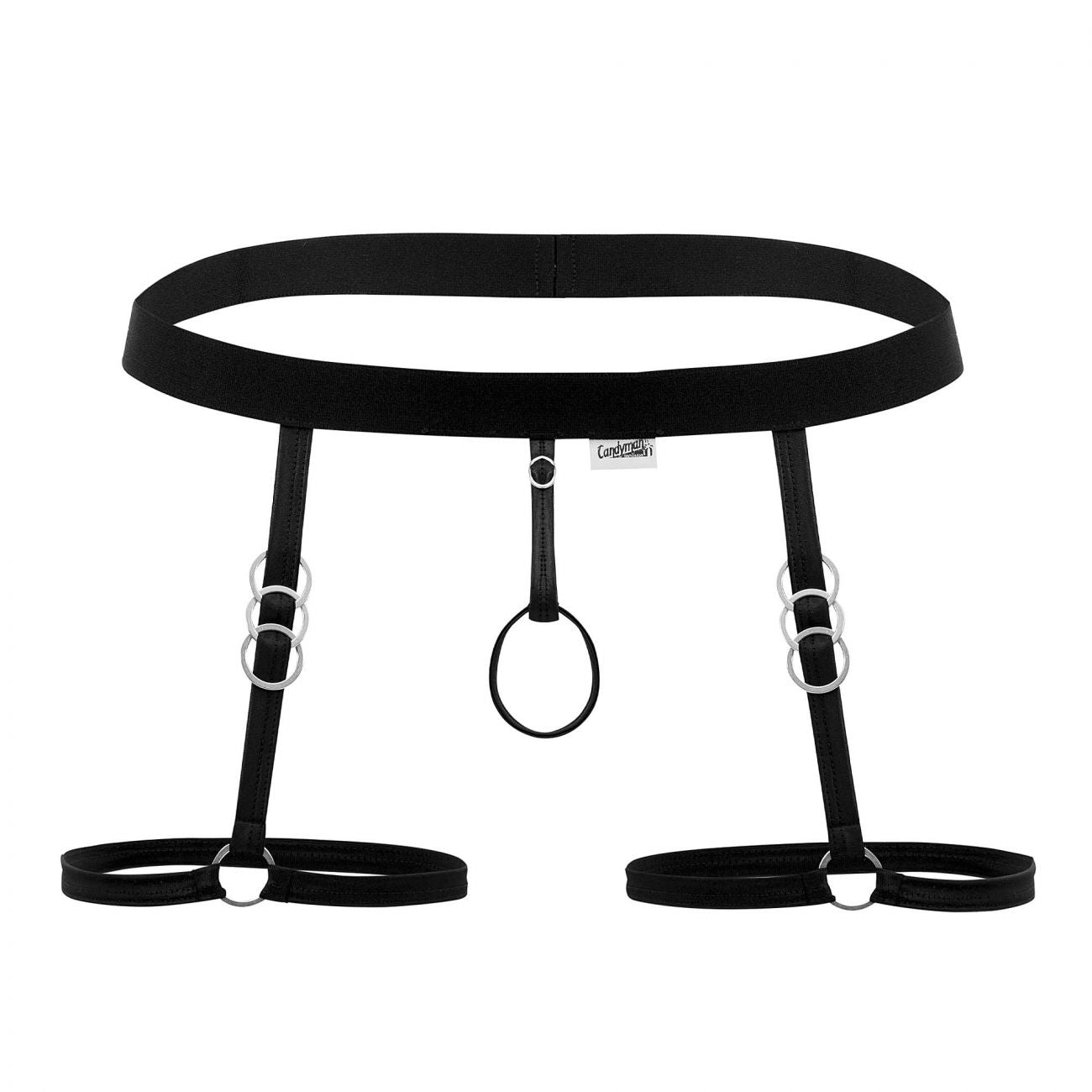 CandyMan 99614 Cock-Ring Garter Black