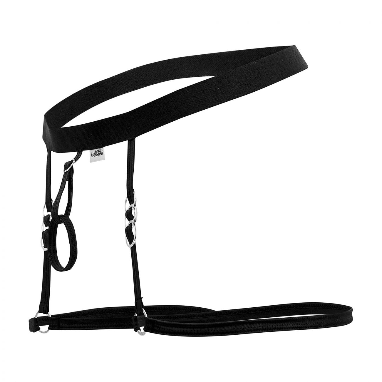 CandyMan 99614 Cock-Ring Garter Black