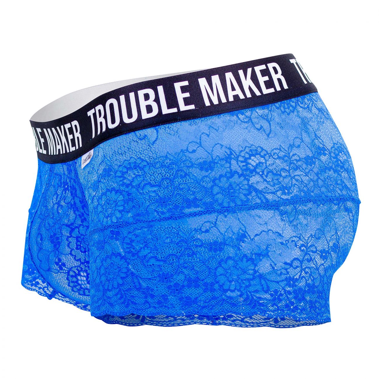 CandyMan 99616X Trouble Maker Lace Trunks Dark Blue Plus Sizes