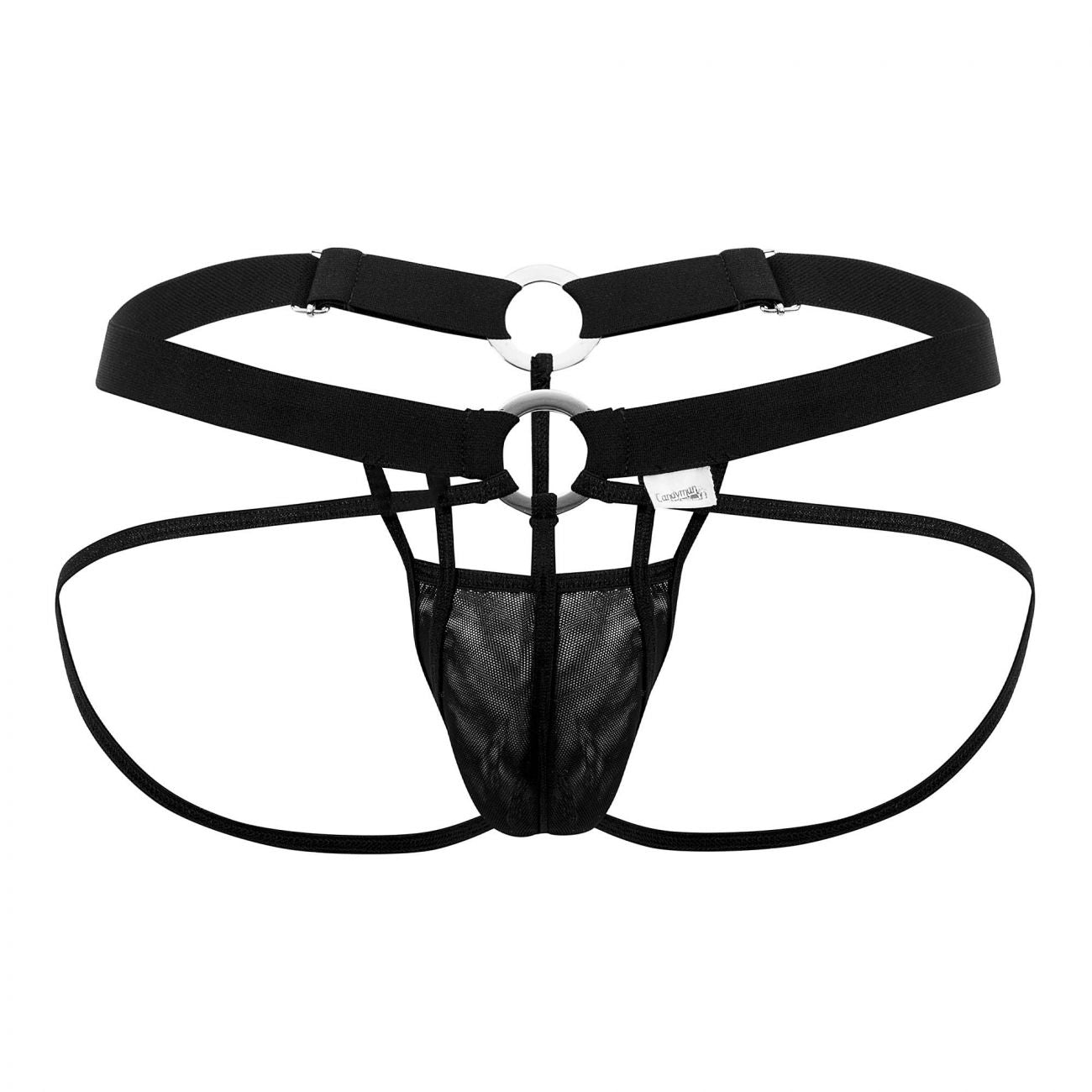 CandyMan 99617 Mesh Cage Jockstrap Black