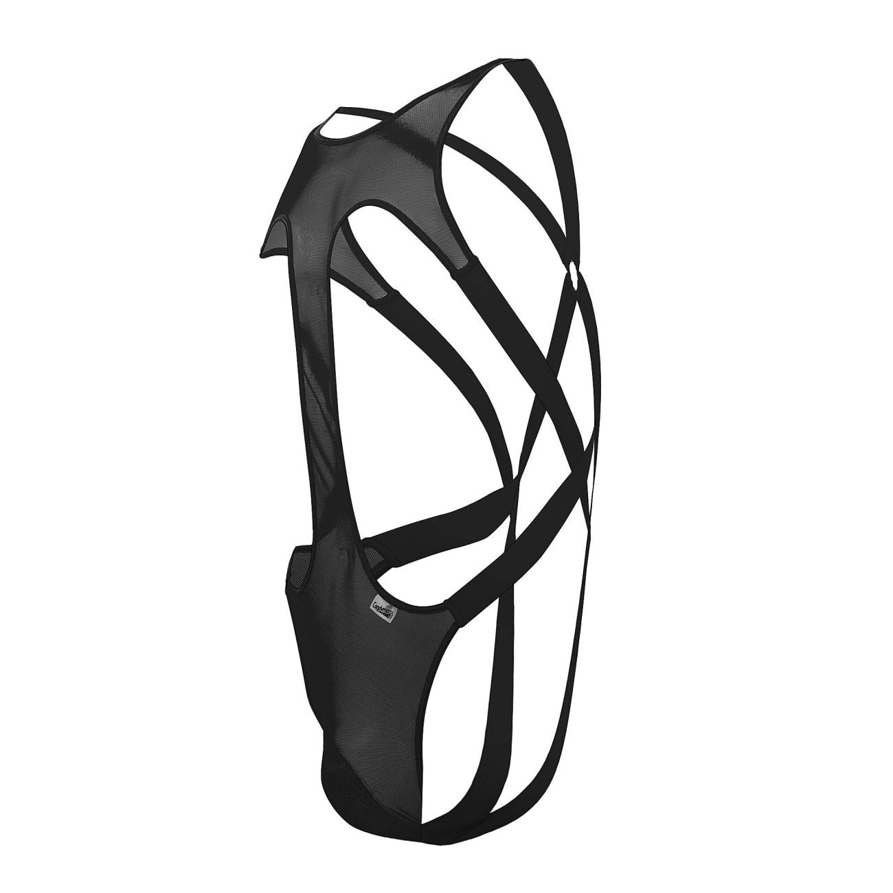 CandyMan 99643 Mesh Bodysuit Black