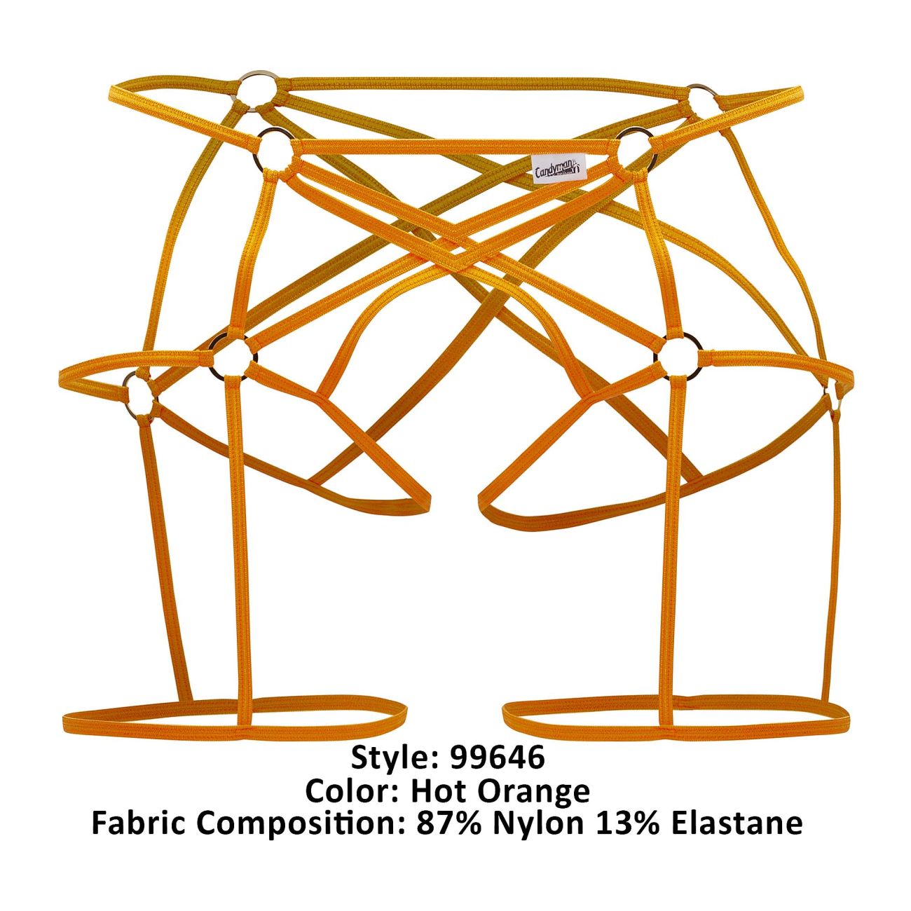 CandyMan 99646 Cage Jockstrap Black