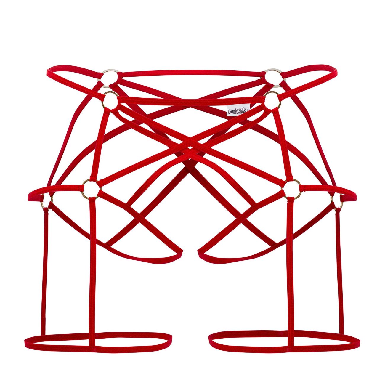 CandyMan 99646 Cage Jockstrap Black