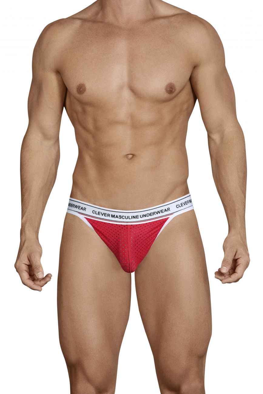 Clever 0201 Attitude Mesh Thongs Red