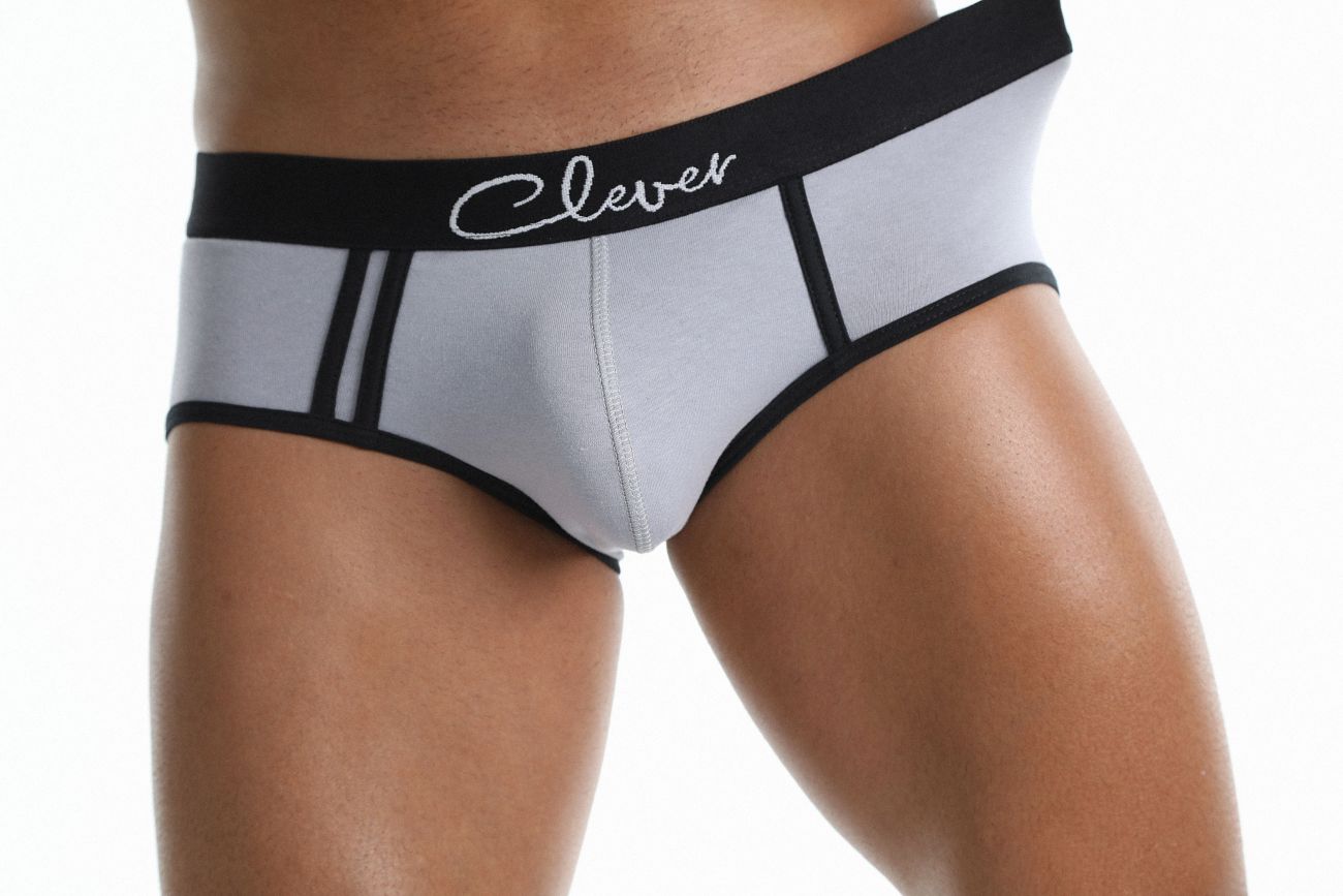 Clever 0316 Lowa Piping Briefs Gray