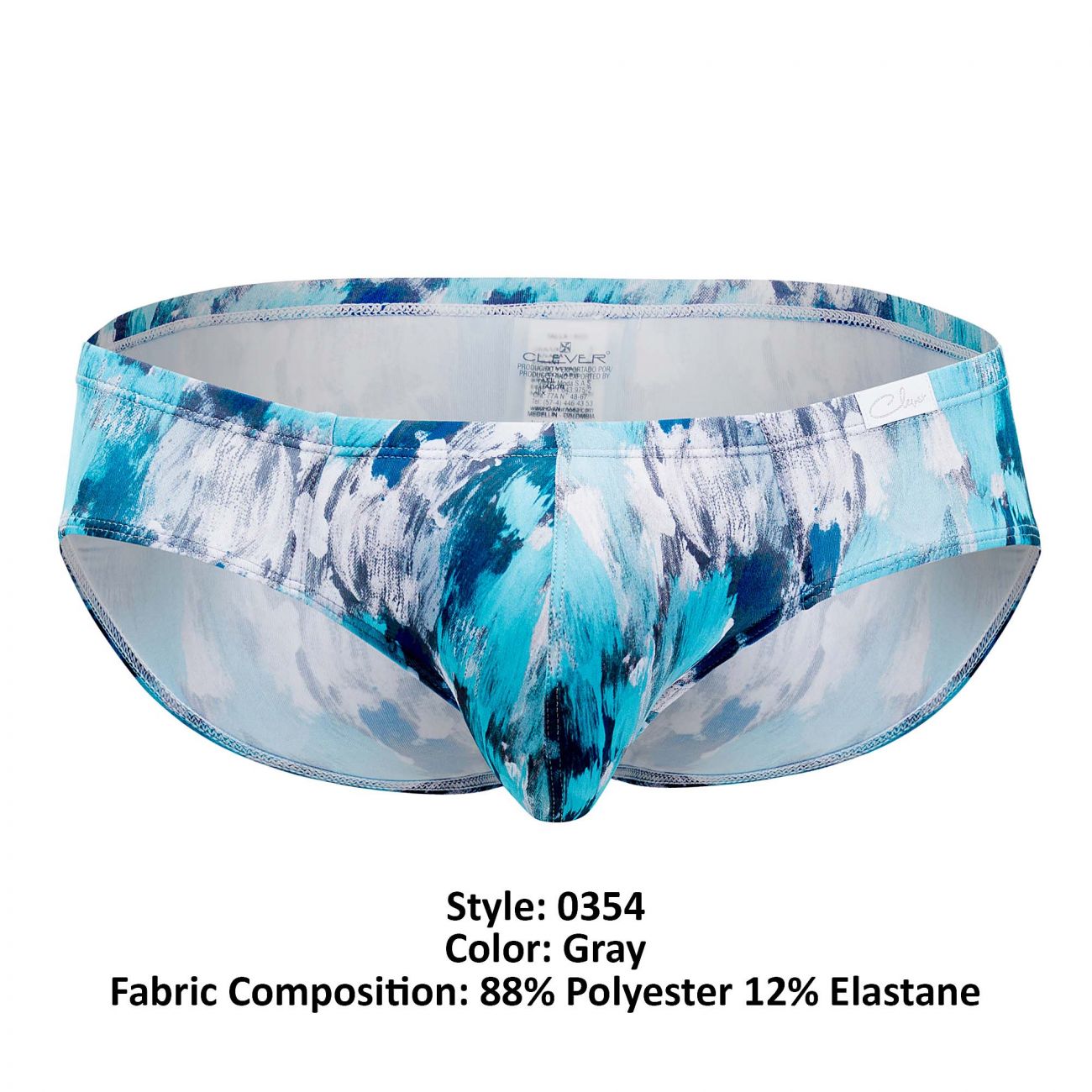 Clever 0354 Future Briefs Gray and Blue