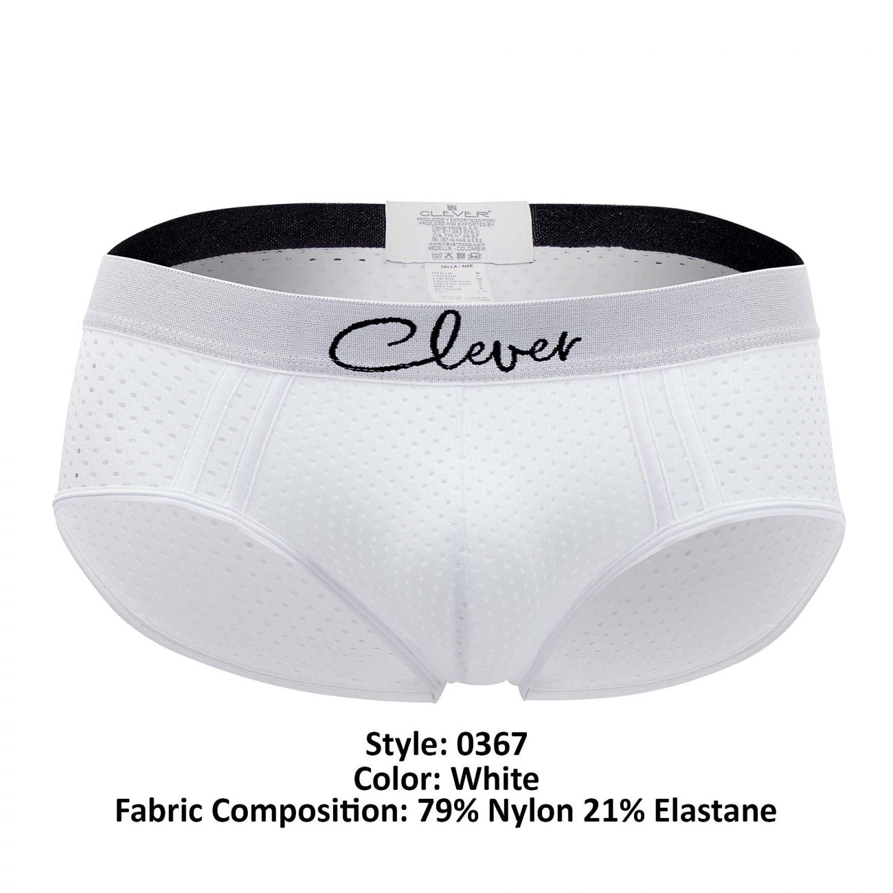Clever 0367 Time Briefs White
