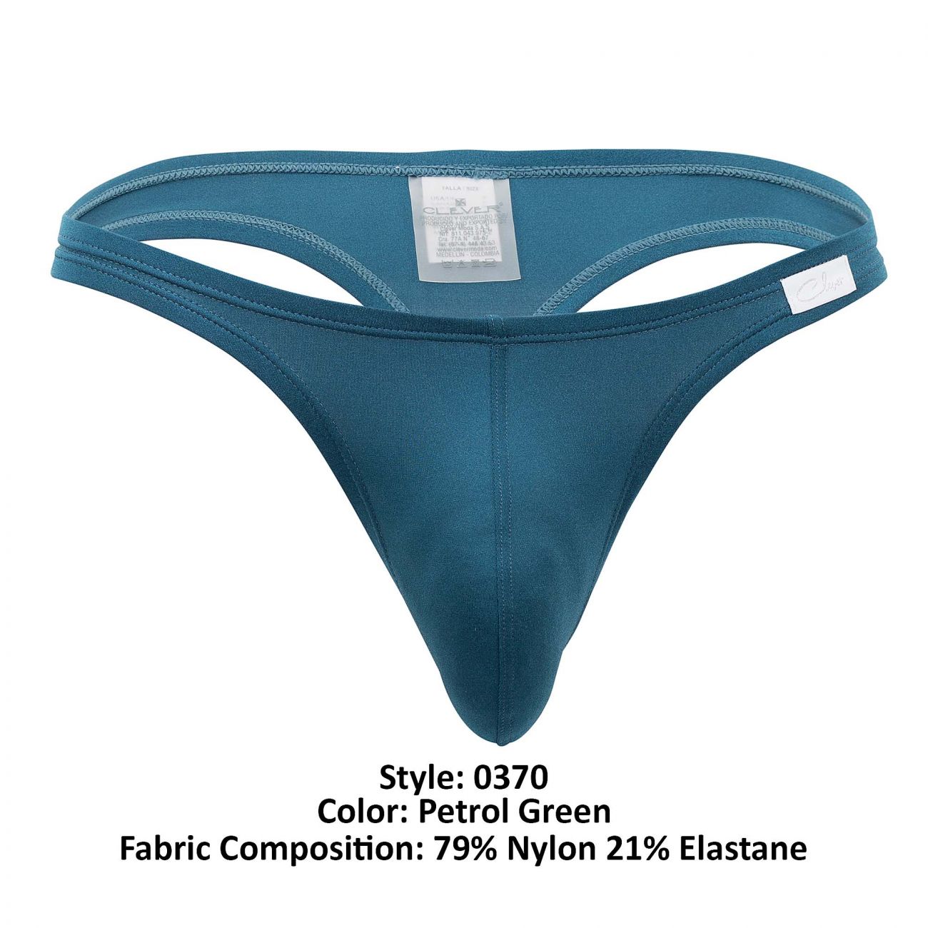 Clever 0370 Turn Thongs Petrol Green