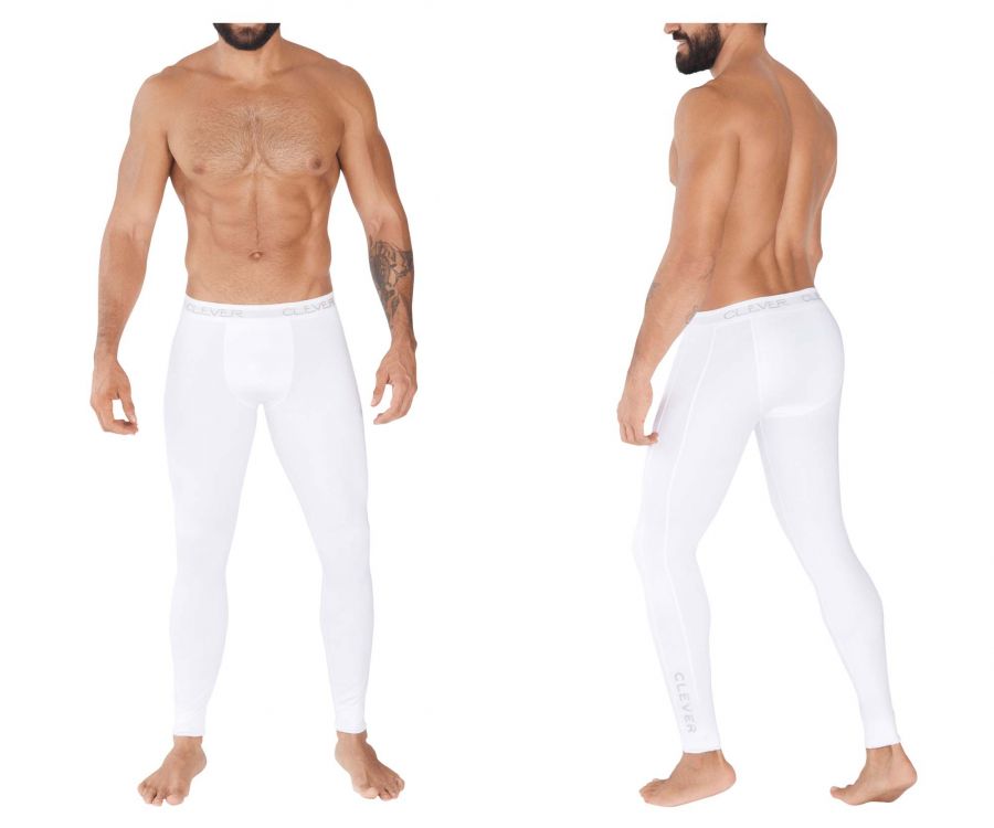 Clever 0373 Visual Athletic Pants White