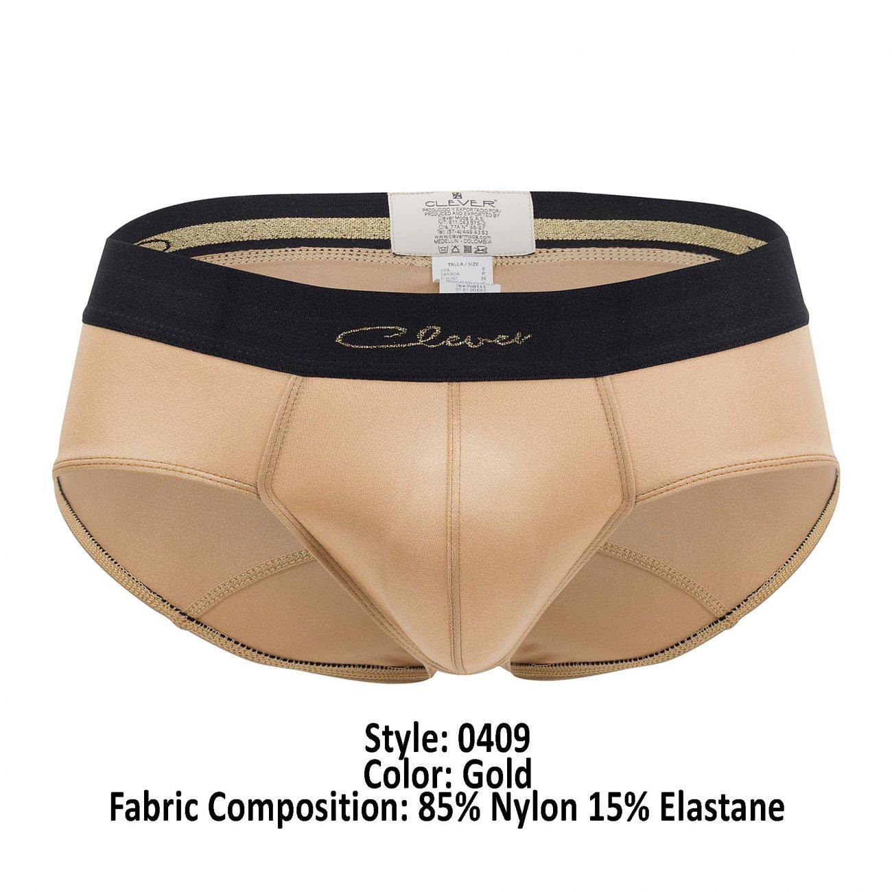 Clever 0409 Yourself Briefs Gold