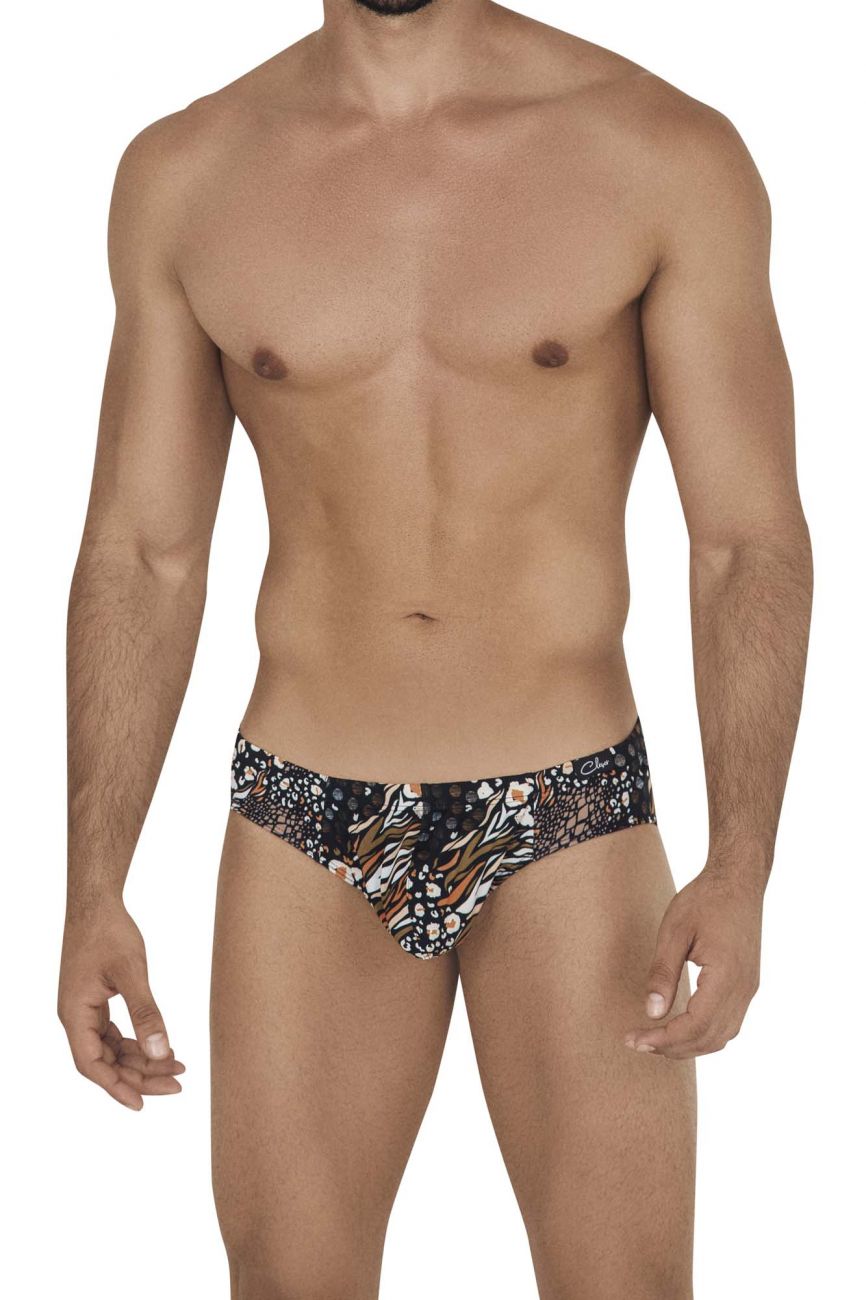 Clever 0574-1 Wild Briefs Black Printed