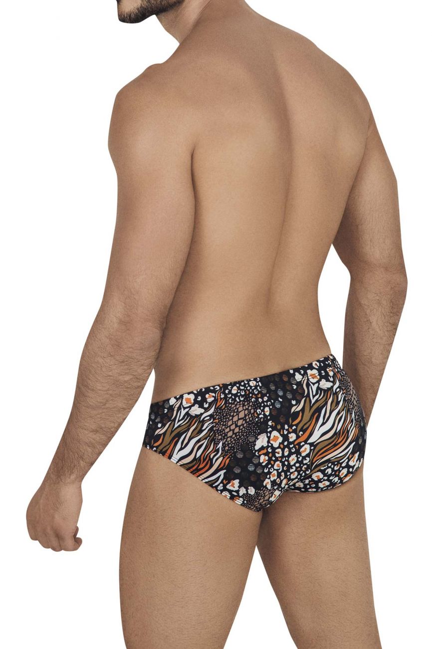 Clever 0574-1 Wild Briefs Black Printed