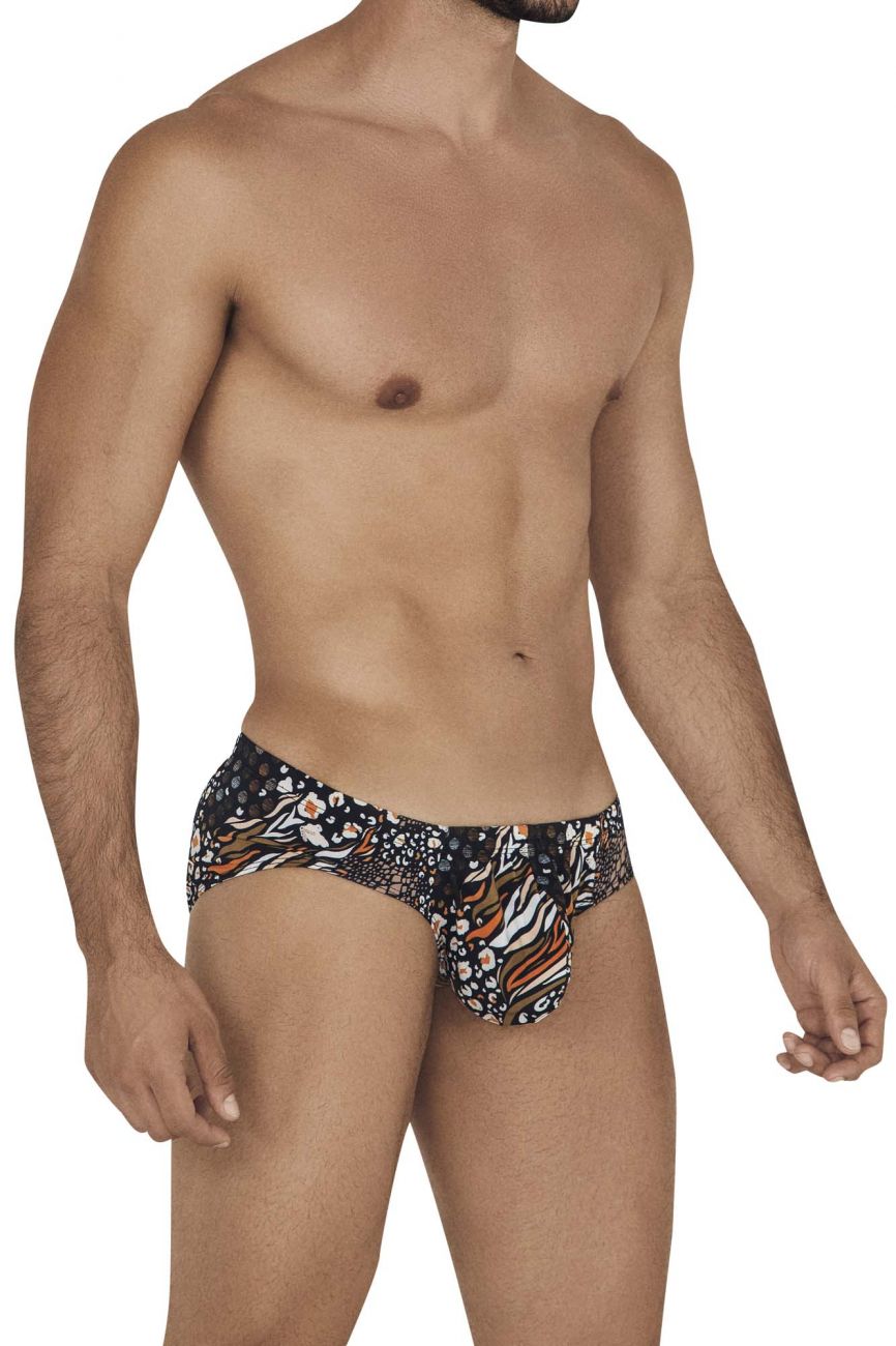 Clever 0574-1 Wild Briefs Black Printed