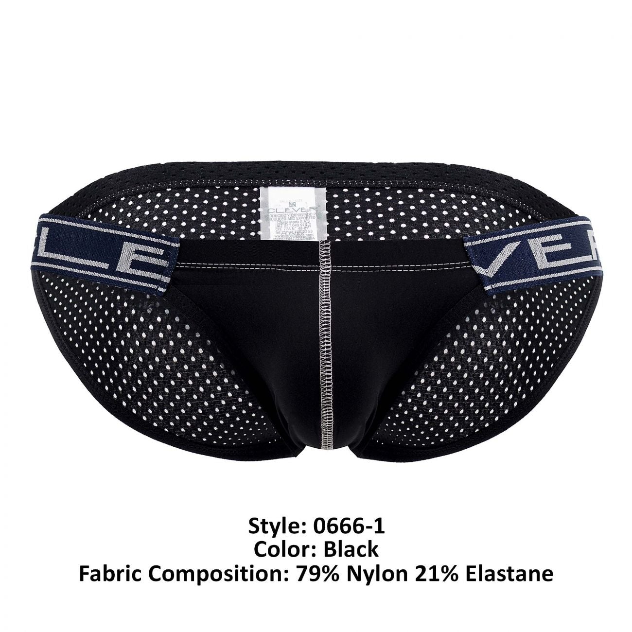 Clever 0666-1 Game Briefs Black
