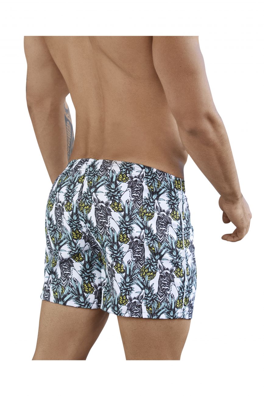 Clever 0677 Jasmine Athleta Swim Trunks Green Multi