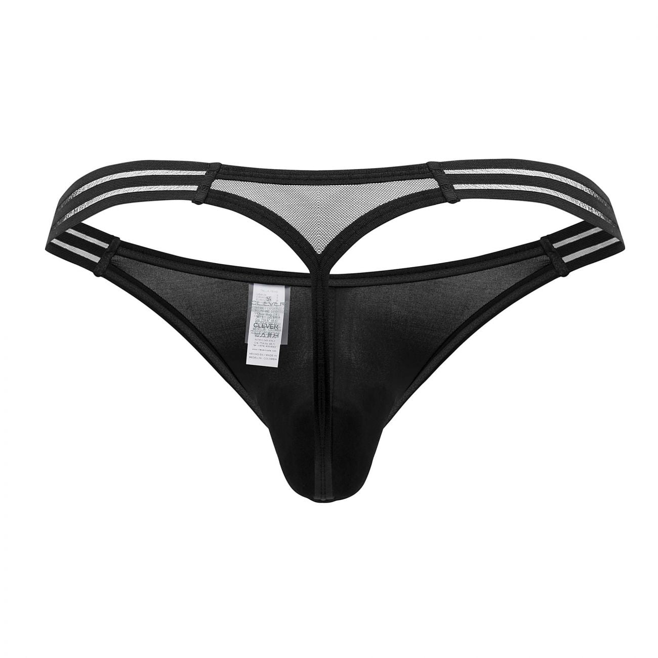 Clever 0893 Shine Thongs Black