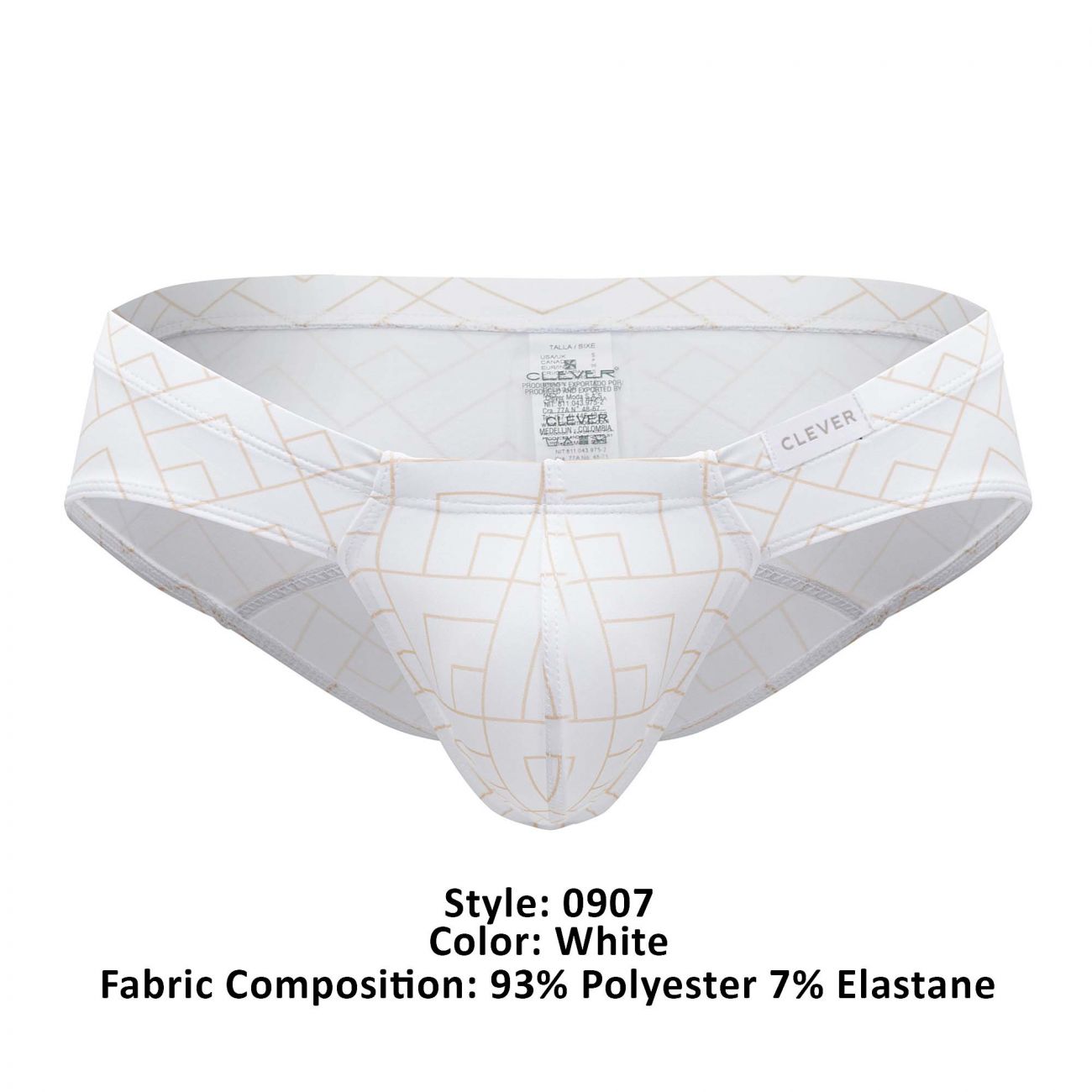 Clever 0907 Opal Briefs White