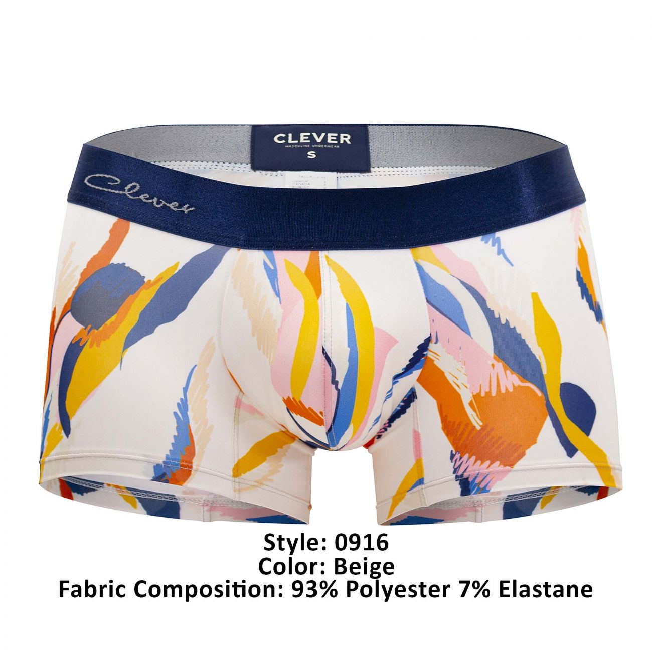 Clever 0916 Obsidian Trunks Beige Multi