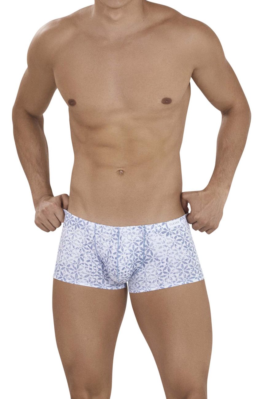 Clever 1139 Glorious Trunks White Print