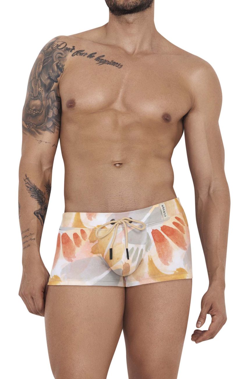 Clever 1249 Candela Swim Trunks Beige