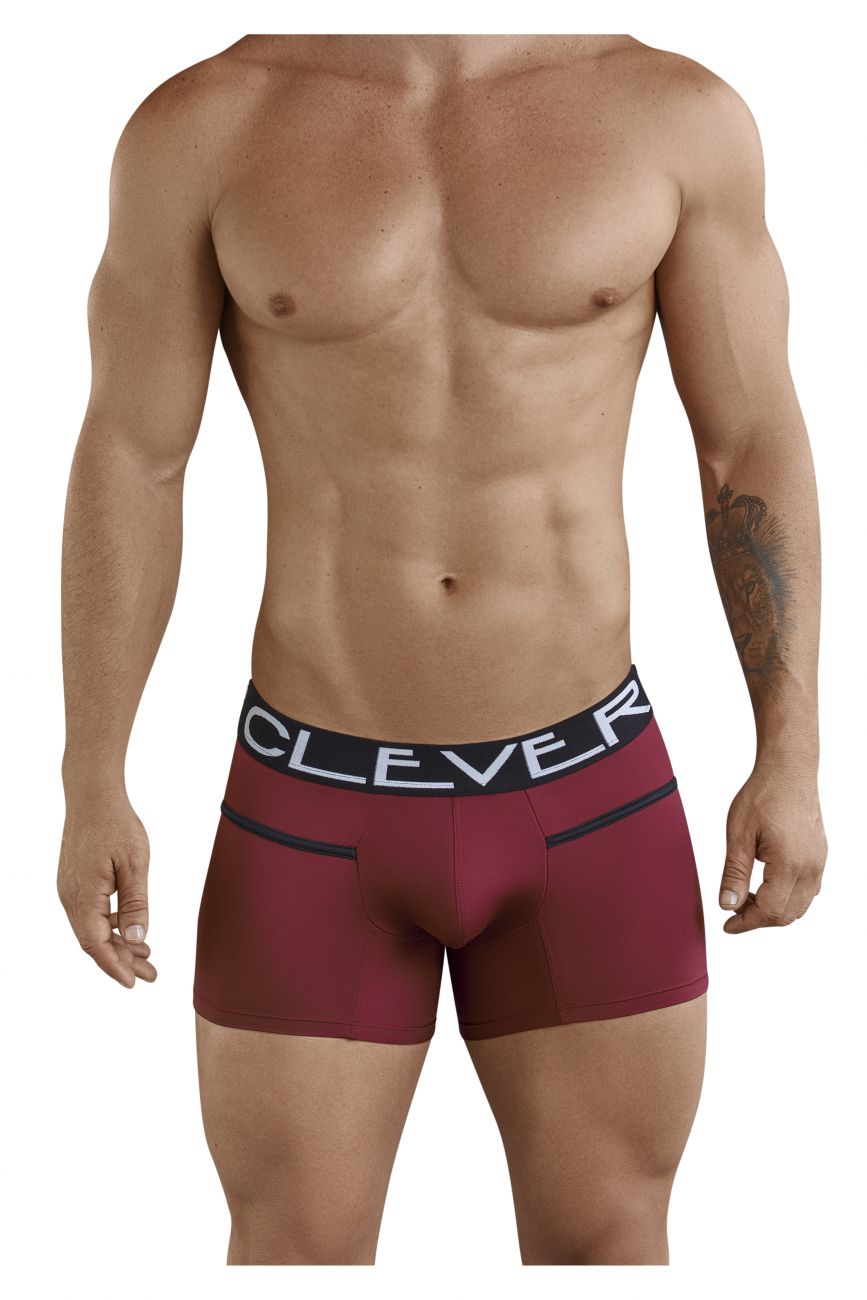 Clever 2366 Czech Piping Boxer Briefs Grape