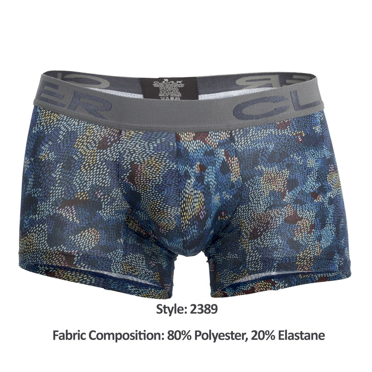 Clever 2389 High Class Boxer Briefs Dark Blue