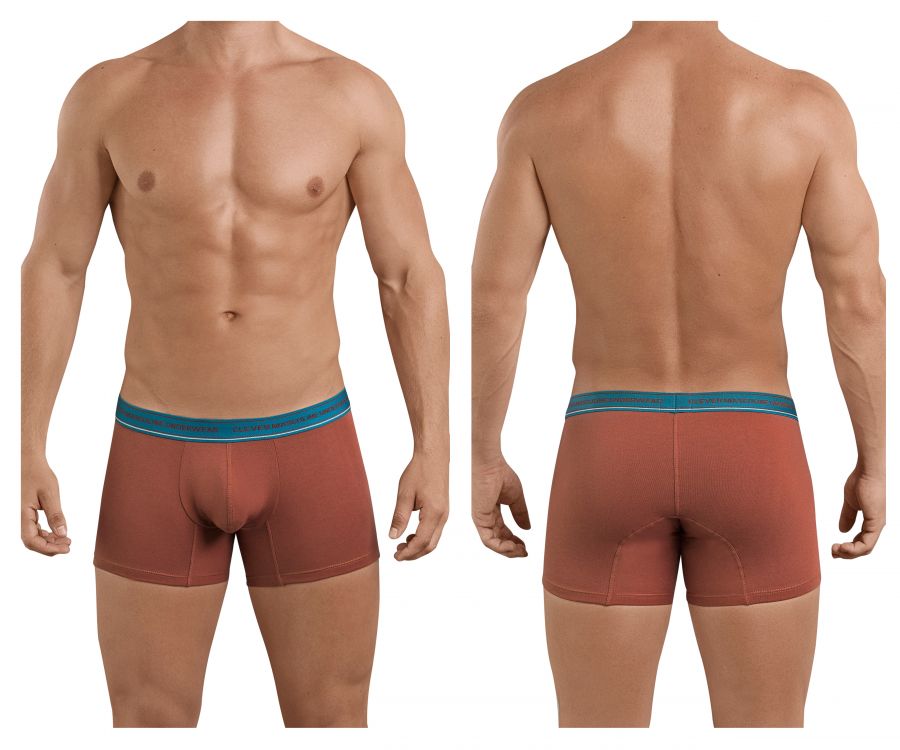Clever 2394 Attractive Boxer Briefs Brown