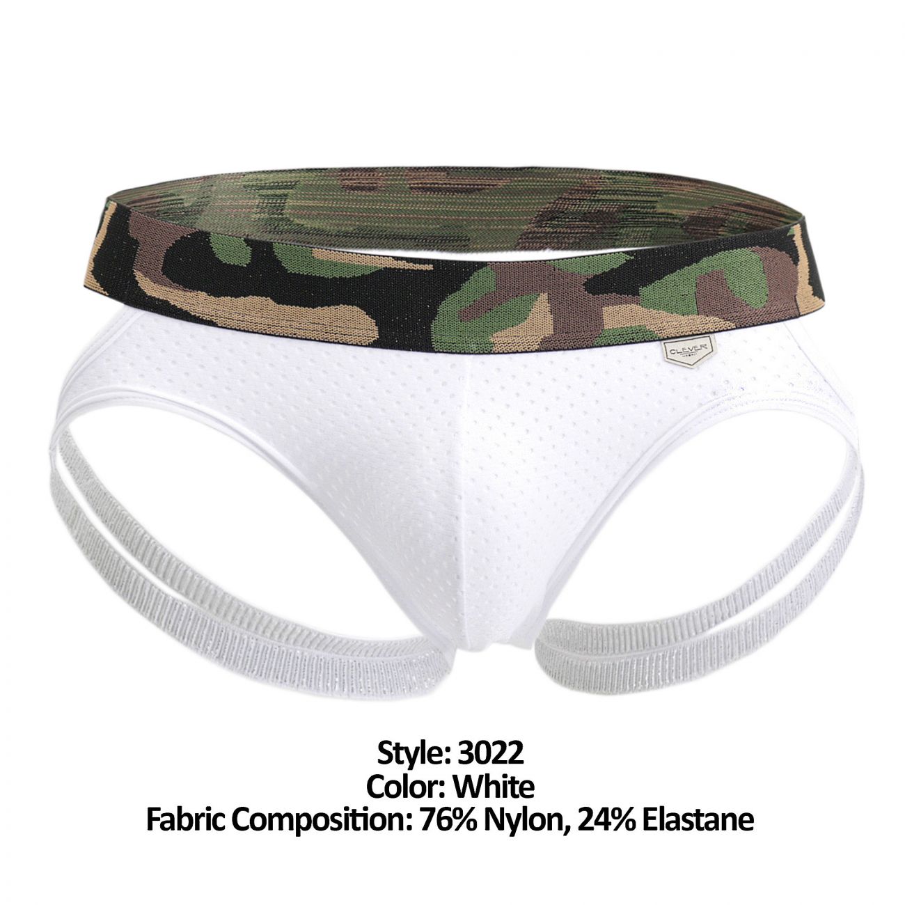 Clever 3022 Hostiliano Jockstrap White