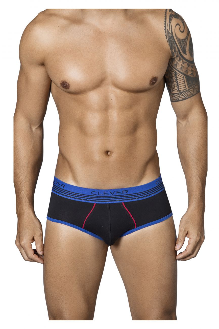 Clever 5334 Slang Piping Briefs Black