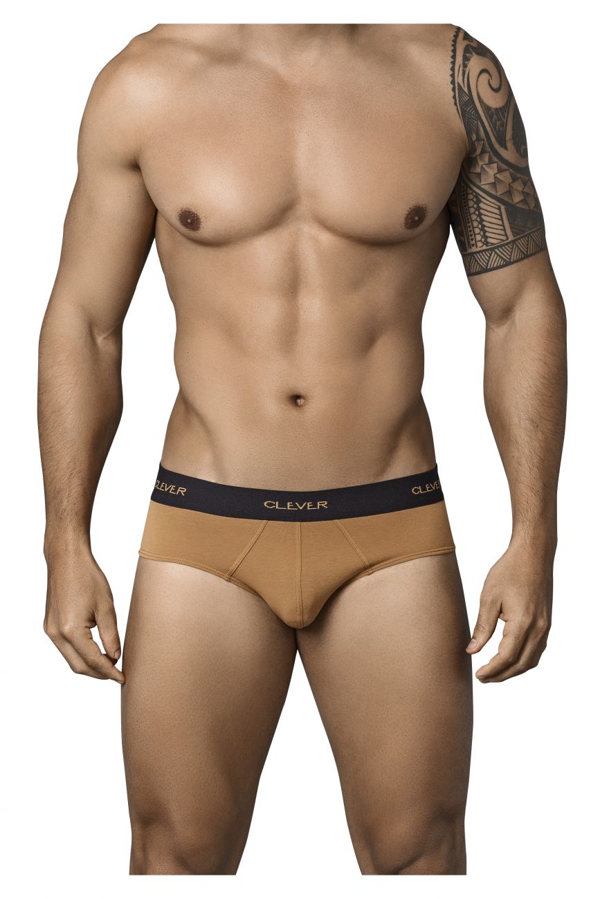 Clever 5350 Conservative Latin Briefs Brown
