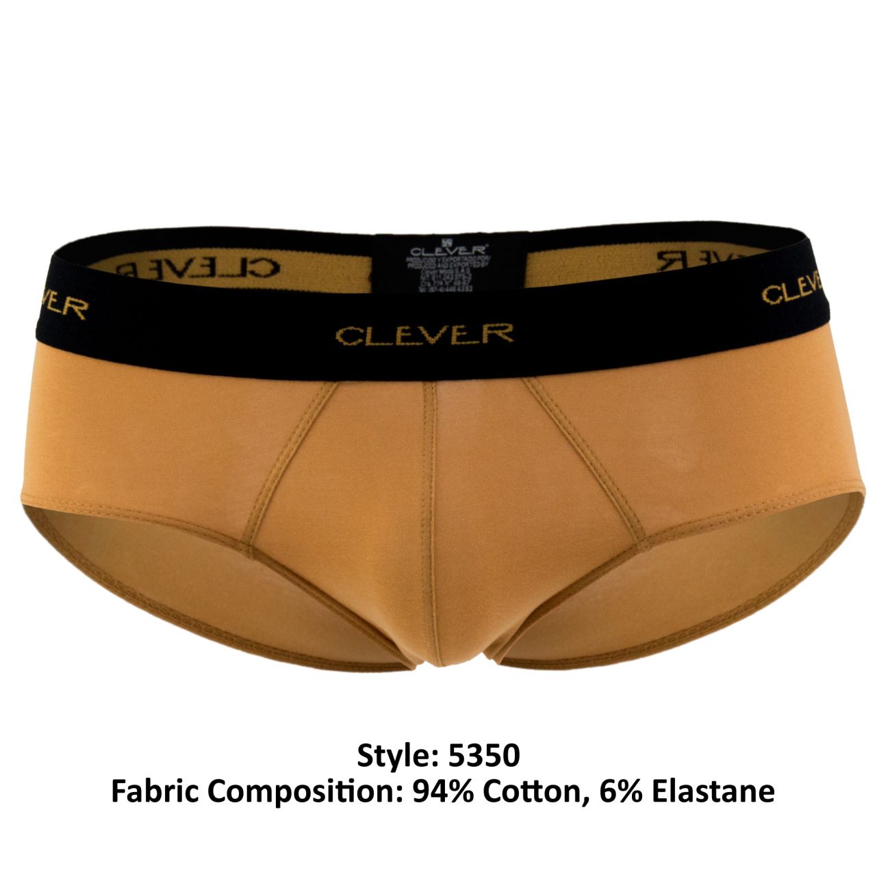 Clever 5350 Conservative Latin Briefs Brown
