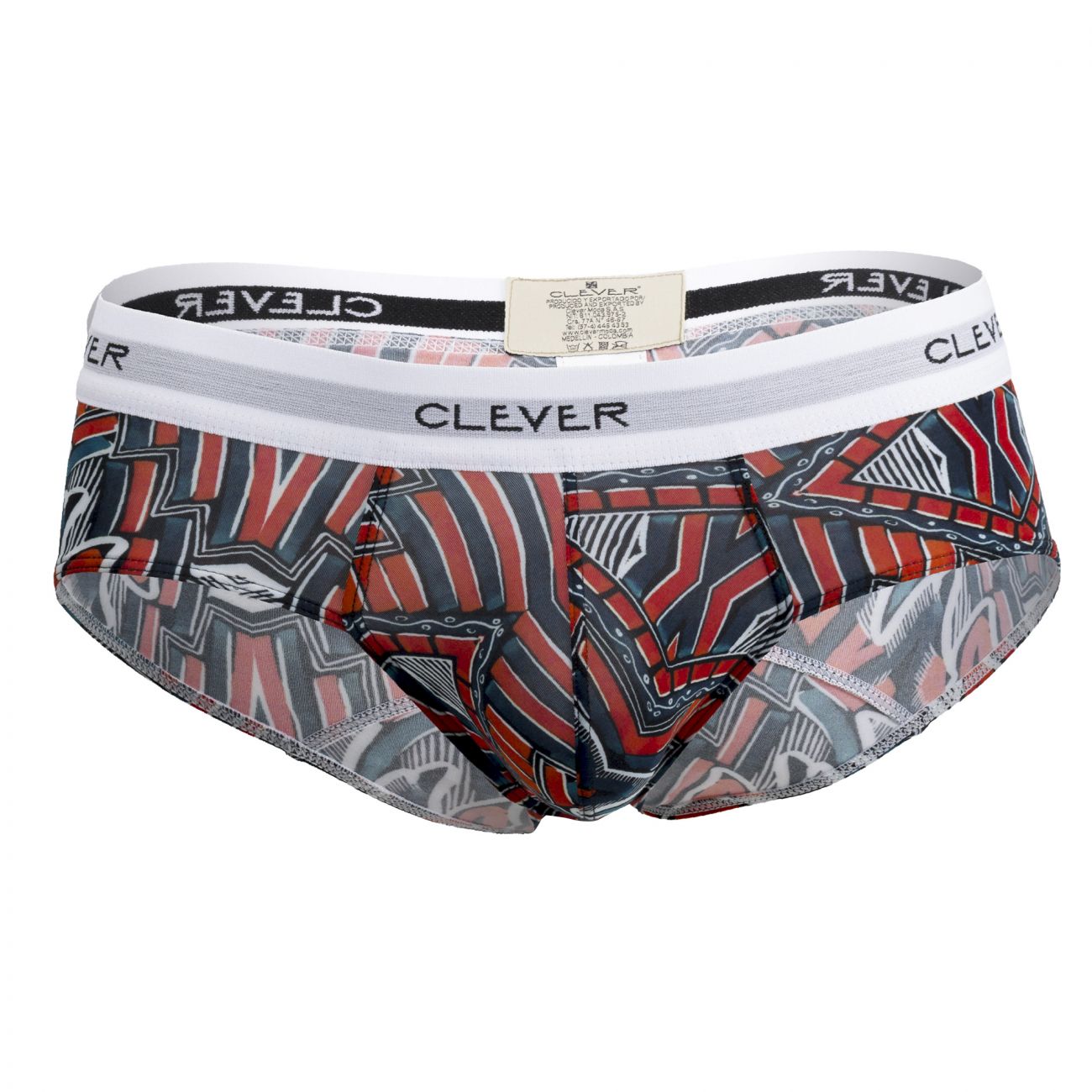 Clever 5390 Refined Classic Brief Red Multi
