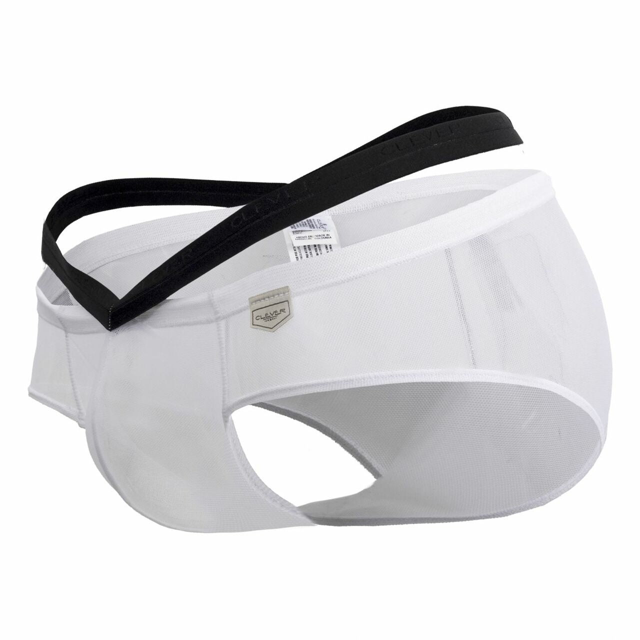 Mens Gorgeous Latin Bikini Briefs White