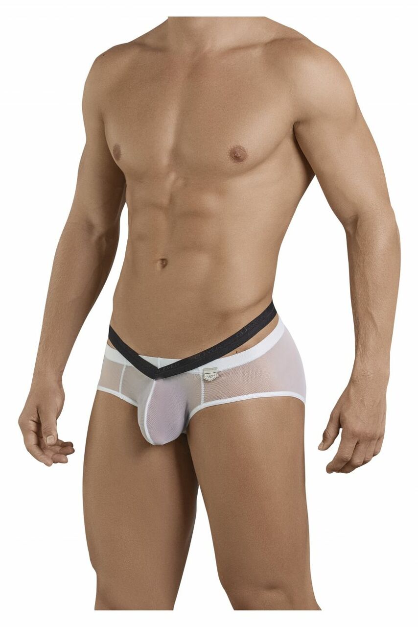 Mens Gorgeous Latin Bikini Briefs White